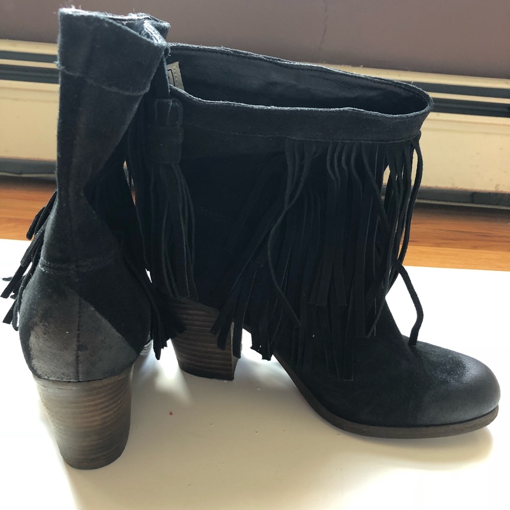 Ralph Lauren fringe boots